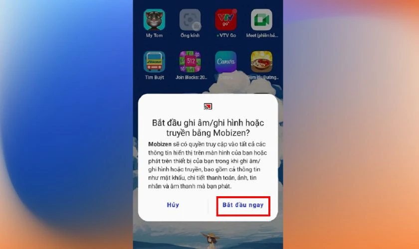 Cách quay màn hình OPPO bằng ứng dụng Mobizen