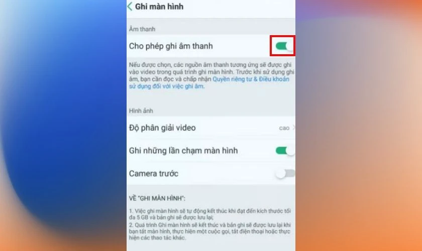 Cách chỉnh sửa video quay màn hình OPPO không có tiếng