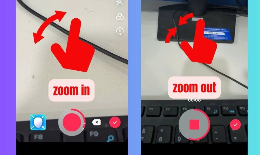Cách quay trend TikTok zoom mặt
