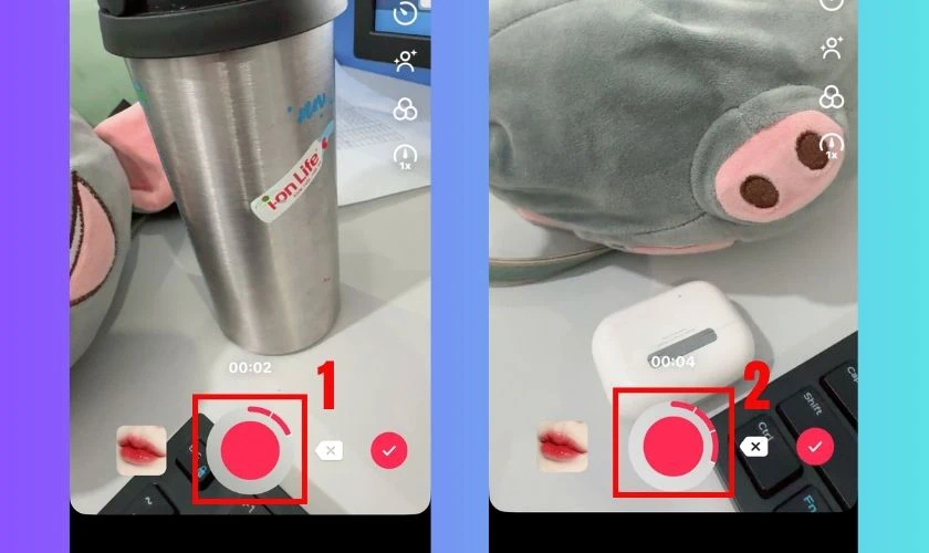 Cách quay TikTok với nhiều đoạn video ghép lại