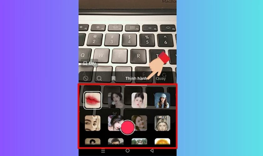 TikTok có nhiều hiệu ứng màu đẹp mắt như Color Customizer, Vibe, hoặc Portrait,...