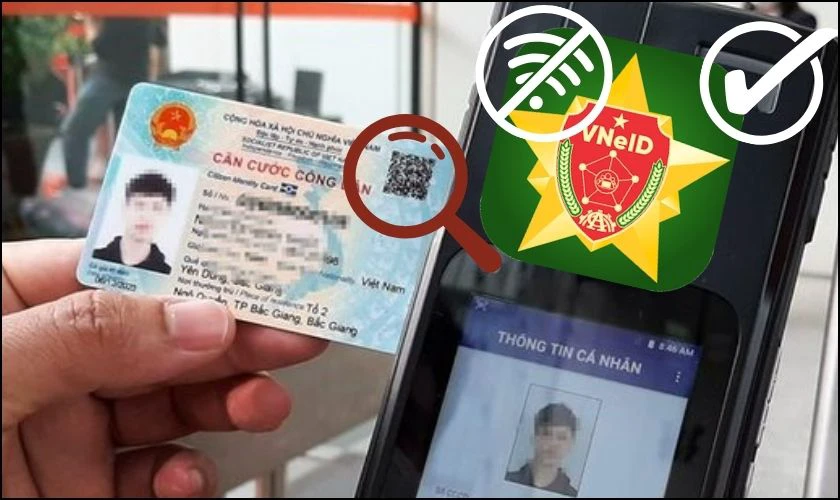 Có thể quét mã QR CCCD trên VNeID khi không có mạng không?