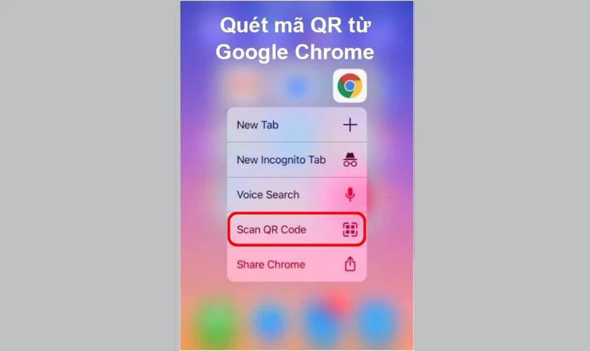 Cách quét mã QR trên OPPO bằng Google Chrome