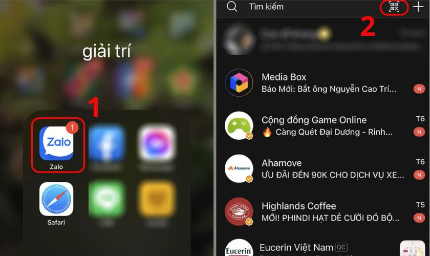 Cách quét mã QR Zalo trên điện thoại