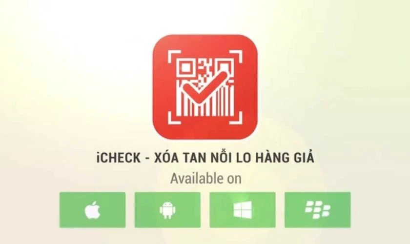 iCheck là phần mềm quét mã vạch miễn phí trên iOS và Android