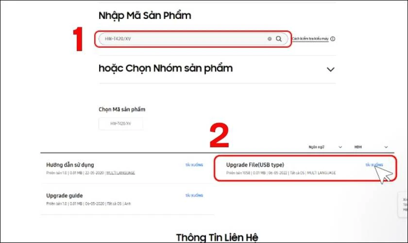 Cách reset loa soundbar Samsung bằng cổng USB