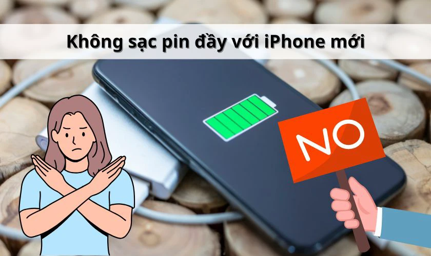 Không sạc pin đầy với iPhone mới