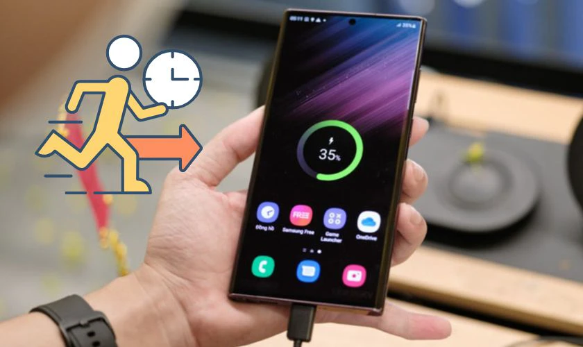 Sạc nhanh khi thực sự cần thiết, tránh lạm dụng gây hại cho pin