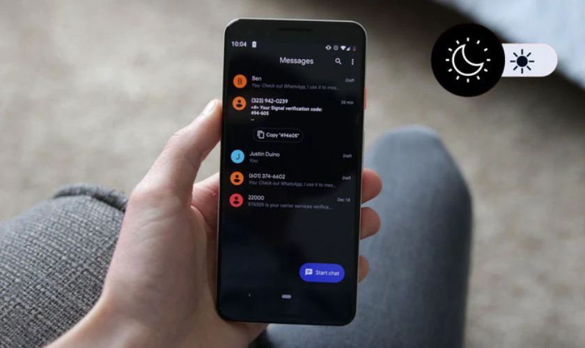 Cách sạc pin nhanh trong 10 giây: Bật chế độ Dark Mode