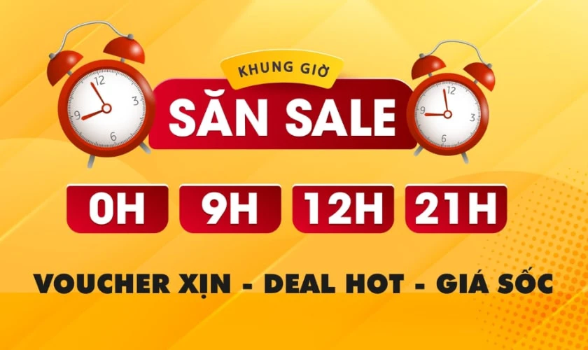 Cách săn flash sale Shopee theo khung giờ