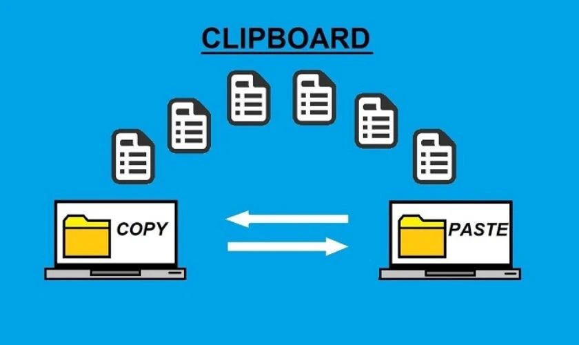 Clipboard là bộ nhớ tạm có chức năng tương tự RAM nhưng thời gian lưu ngắn hơn