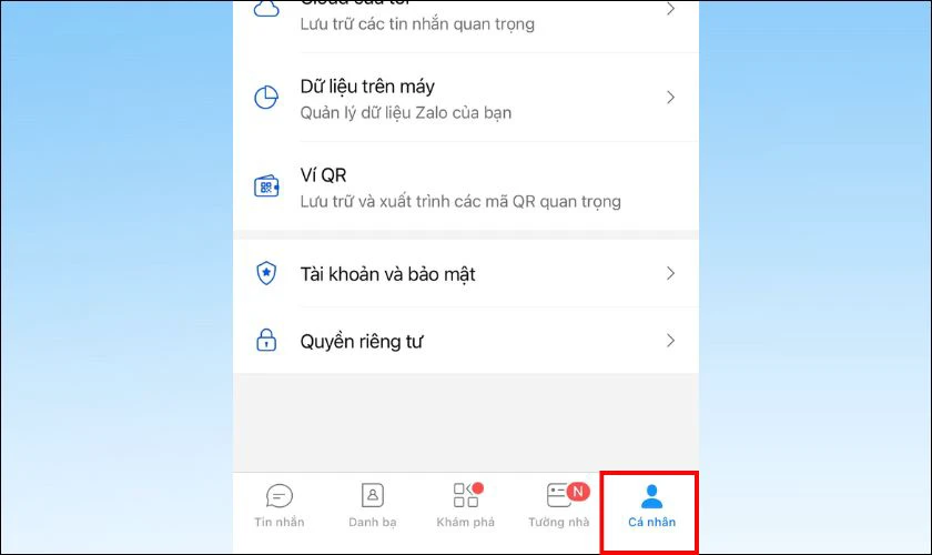 Cách sao lưu tin nhắn Zalo trên điện thoại