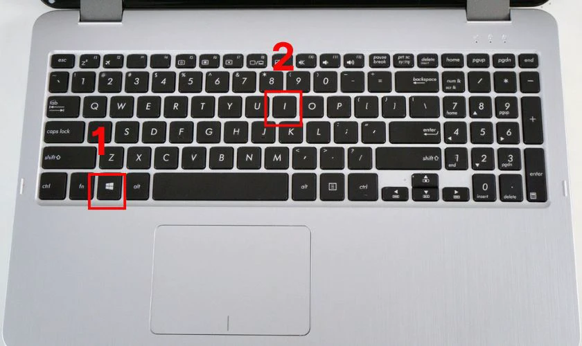 Nhấn tổ hợp phím Windows + I để mở nhanh giao diện Cài đặt