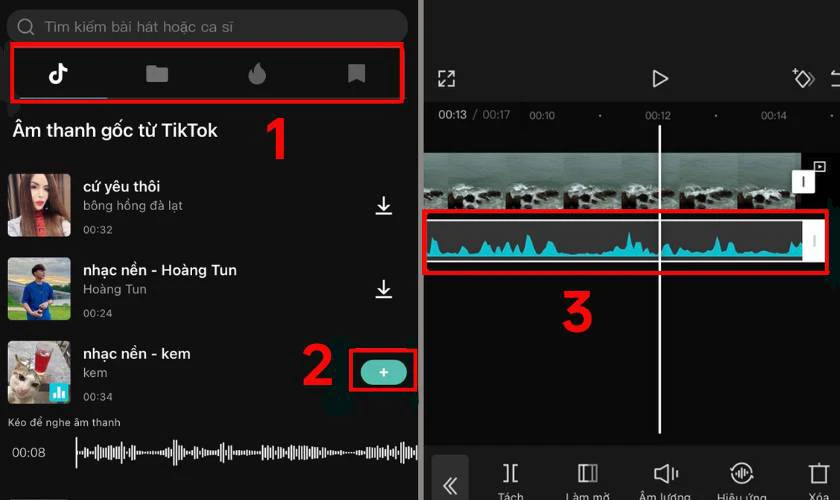 Cách chèn nhạc, chỉnh âm thanh video đơn giản