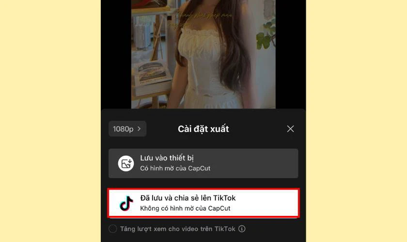 Làm thế nào để xóa logo CapCut khi xuất video?