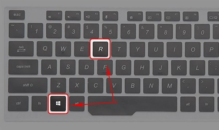 Mở nhanh hộp thoại Run bằng tổ hợp phím Windows + R