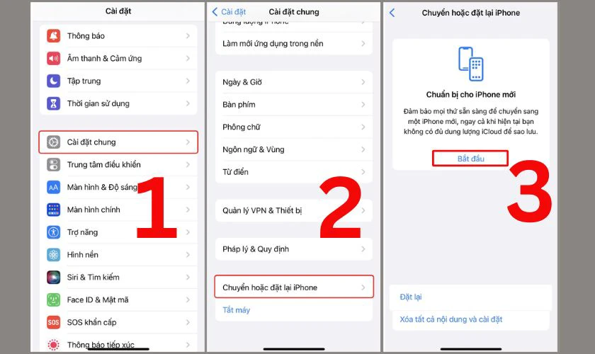 Cách chuyển dữ liệu từ iPhone cũ sang iPhone mới