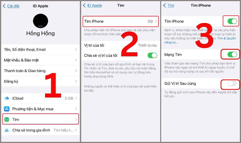 Cách tìm iPhone bị mất