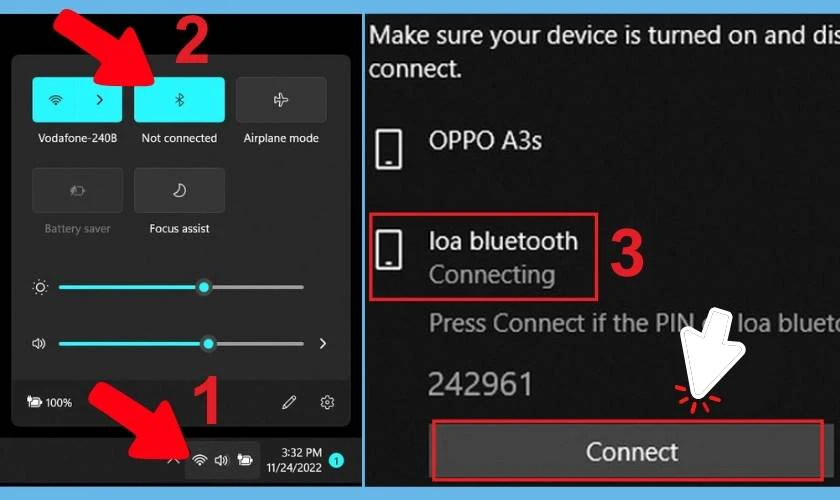 Cách kết nối loa Bluetooth với máy tính