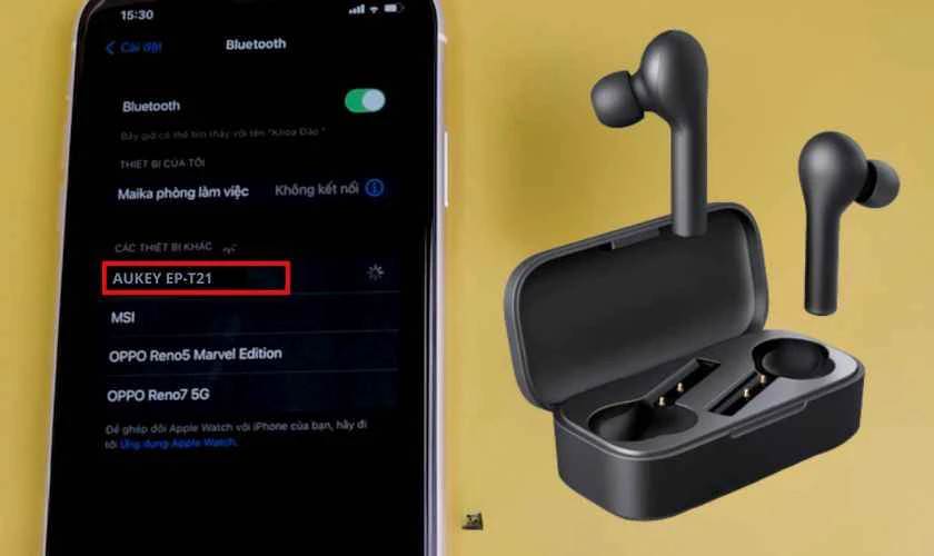 Bật Bluetooth và tiến hành ghép nối