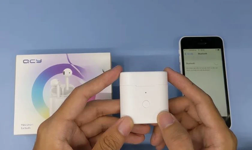 Cách kết nối tai nghe Bluetooth không dây QCY T7 chính hãng
