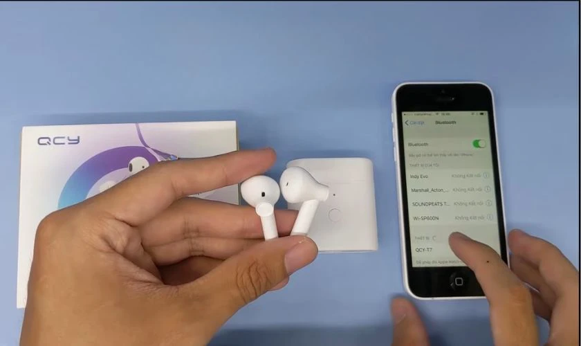 Bật Bluetooth và tiến hành ghép nối