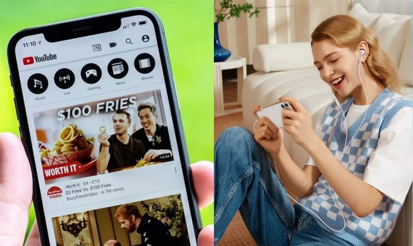 Cách kết nối tai nghe Defun C Basic Hybrid D034 có mic đơn giản