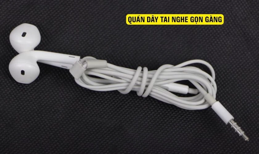 Cách bảo quản tai nghe iPhone jack 3.5mm đúng cách