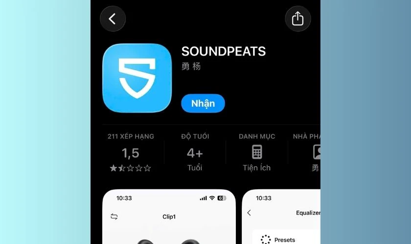 Cách sử dụng tai nghe thông qua App SoundPEATS