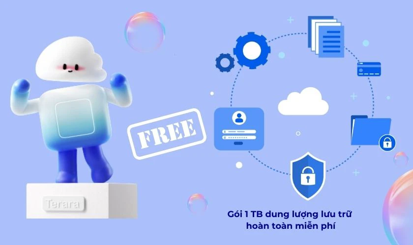 Terabox có gói miễn phí và gói trả phí cho bạn lựa chọn