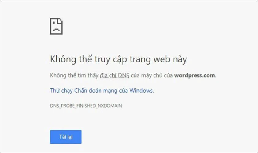 Cách sửa lỗi dns_probe_finished_nxdomain trên điện thoại là gì?