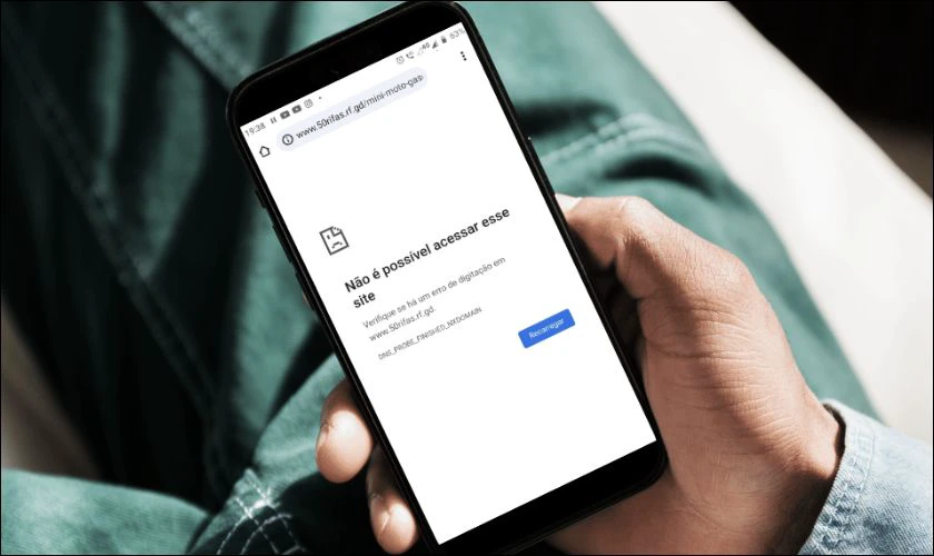 Dấu hiệu của lỗi dns_probe_finished_nxdomain trên điện thoại