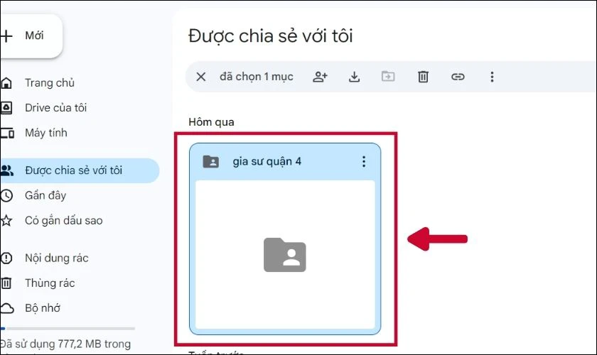 Cách đăng tải ảnh, video và tập tin lên Google Drive của người khác bằng máy tính