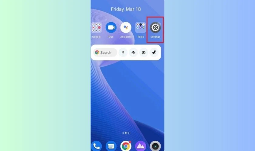 Cách tải CH Play cho OPPO - Vào Quản lý ứng dụng