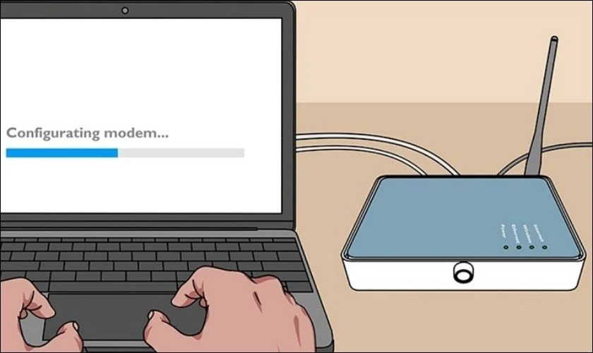 Thay đổi vị trí đặt modem là cách tăng tốc độ WiFi