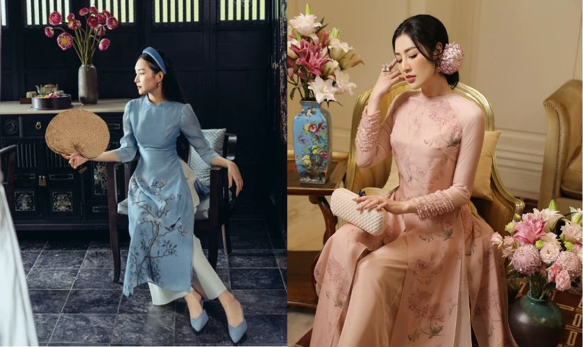 Chụp Ảnh Áo Dài Tết Trong Nhà