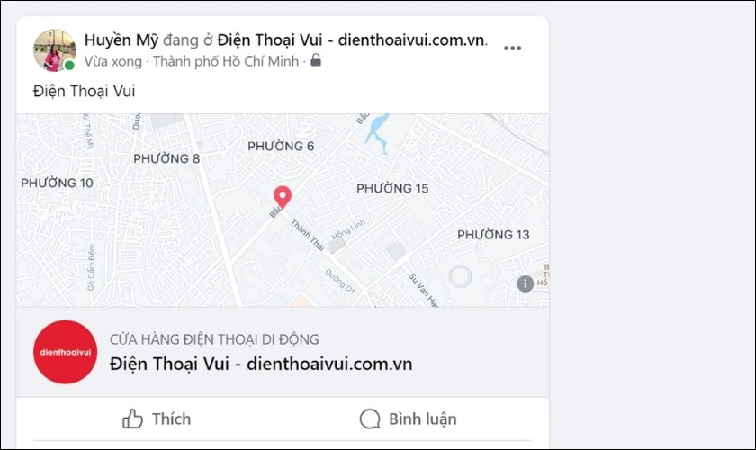 Cách gỡ địa điểm check-in trên bài viết Facebook