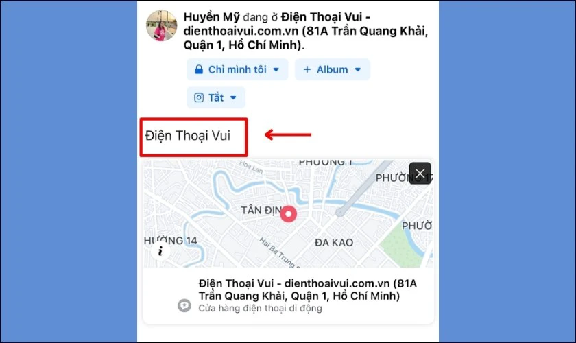 Thêm một vài dòng trạng thái hoặc hình ảnh