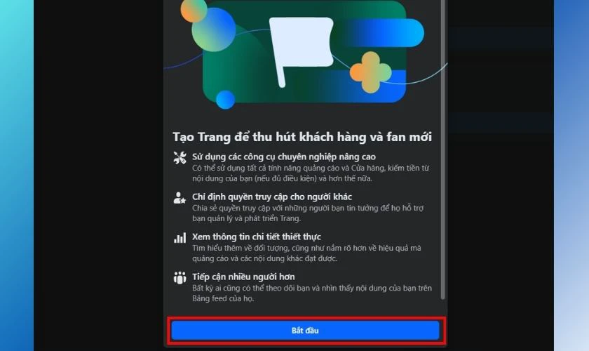 Cách tạo Fanpage Facebook trên máy tính nhanh chóng