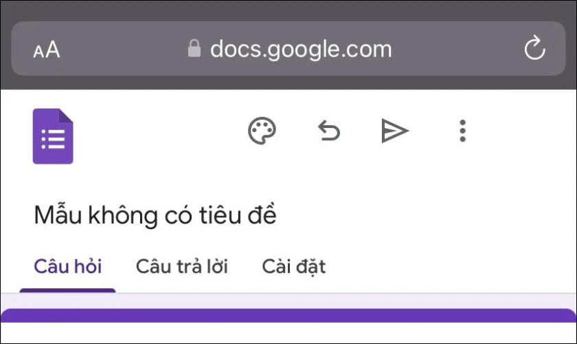 Tạo Google Form từ Google Biểu Mẫu