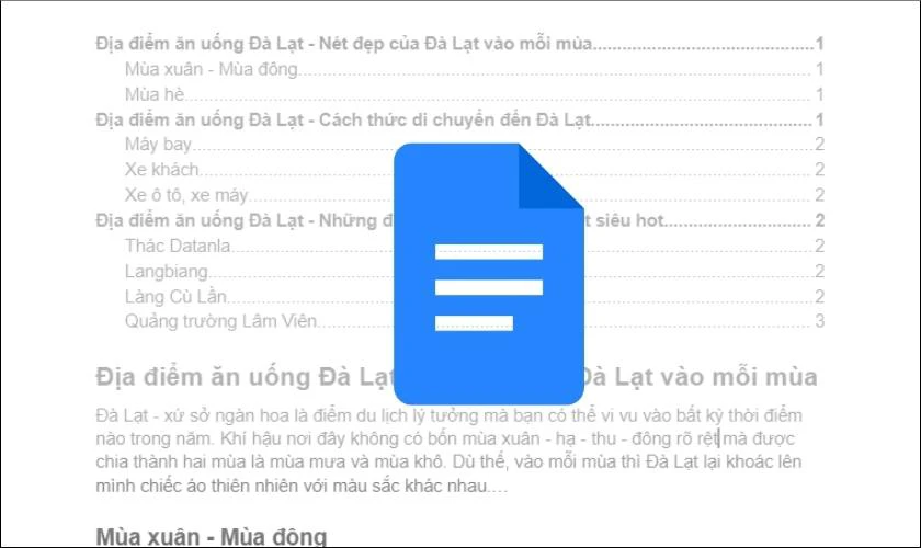 Tại sao phải biết cách tạo outline trong Google Docs?