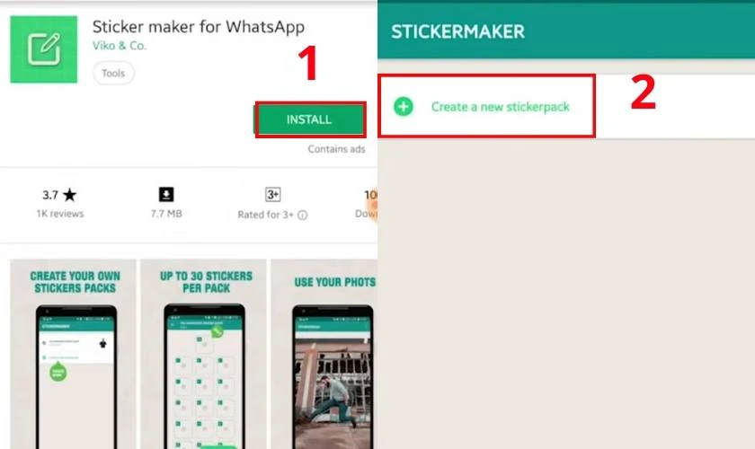 Cách tạo sticker từ ảnh trên Xiaomi bằng ứng dụng Sticker Maker Studio