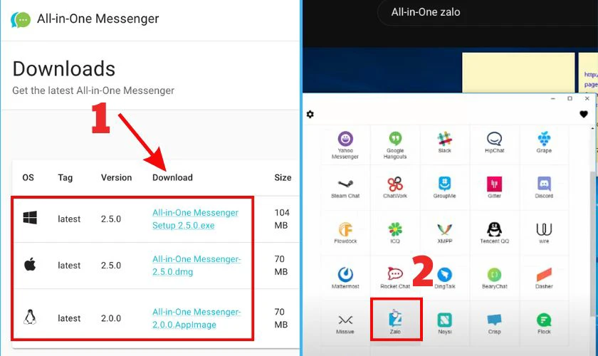Cách tạo tài khoản Zalo thứ 2 bằng All-in-One Messenger