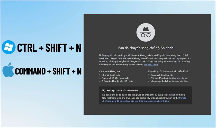 Cách ẩn danh trên Google Docs bằng chế độ ẩn danh (InPrivate)