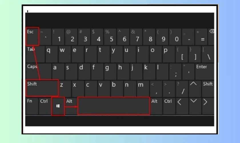 Bật lại bàn phím laptop bằng tổ hợp phím