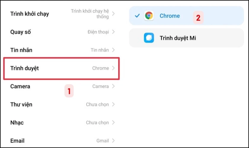 Cách tắt Browser trên điện thoại Xiaomi bằng cách vô hiệu hóa trình duyệt nhanh