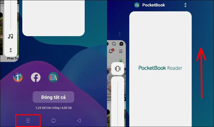 Cách tắt cửa sổ nổi Xiaomi bằng thao tác vuốt mạnh