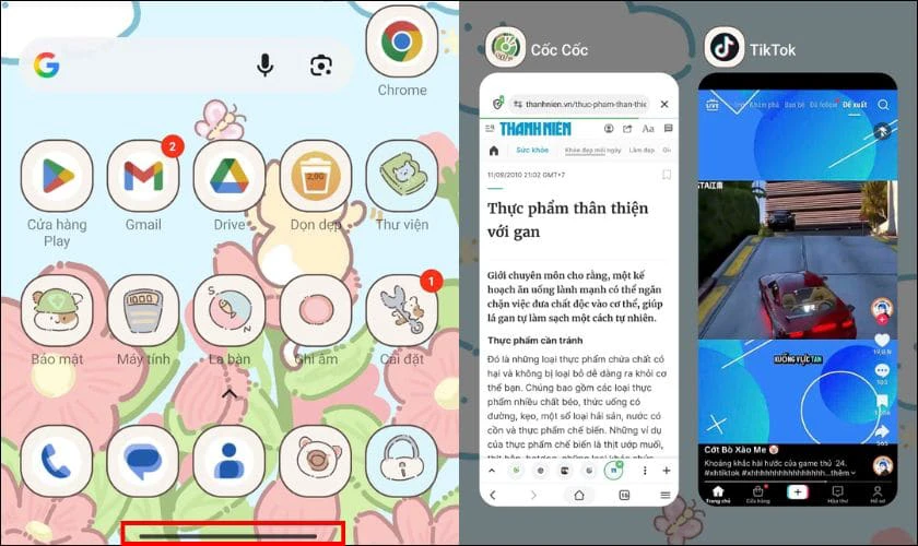 Cách tắt cửa sổ nổi Xiaomi qua màn hình đa nhiệm