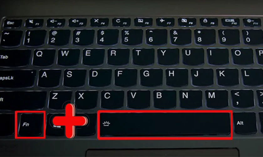 Cách tắt đèn bàn phím laptop Lenovo bằng tổ hợp phím