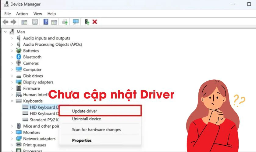 Tại sao không thể tắt đèn bàn phím